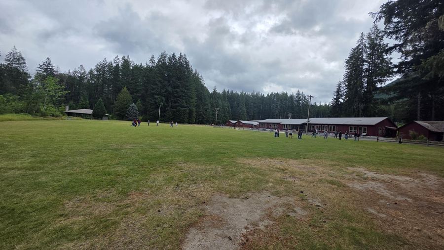 Vista del campus de Cispus Learning Center